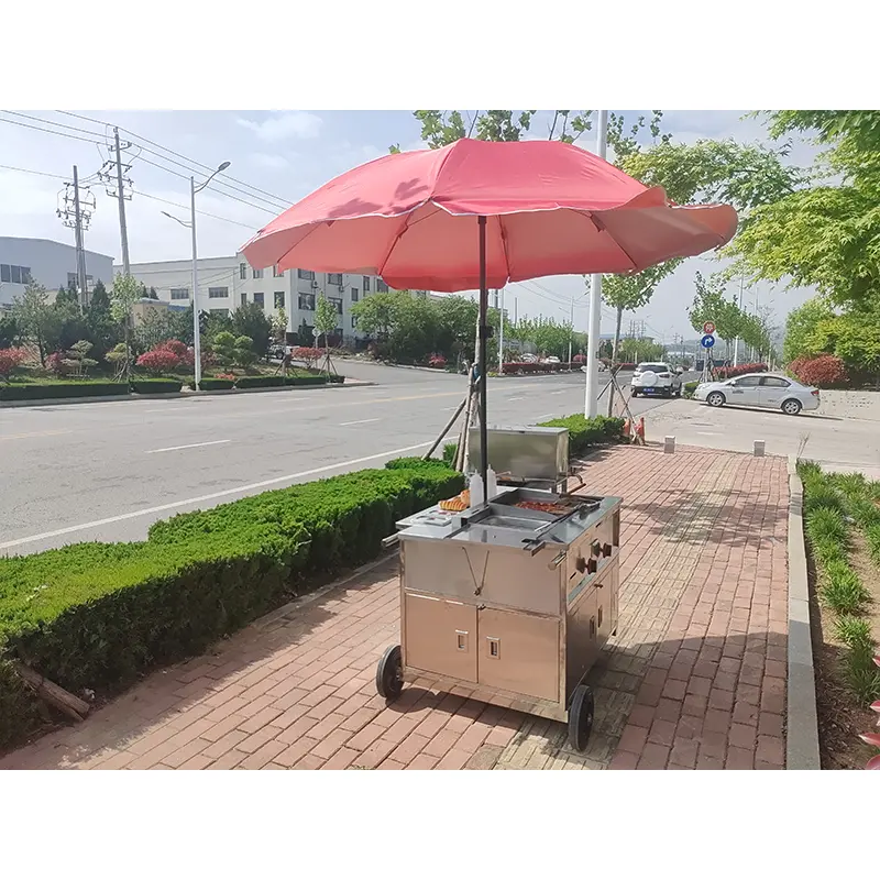 Καλάθι ώθησης ομπρέλας Hot Dog