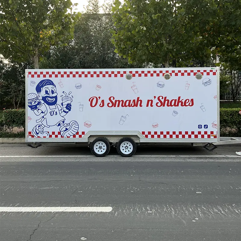 Ρυμουλκούμενο για φορητές συσκευές αρτοποιίας και φαστ φουντ για κουζίνα